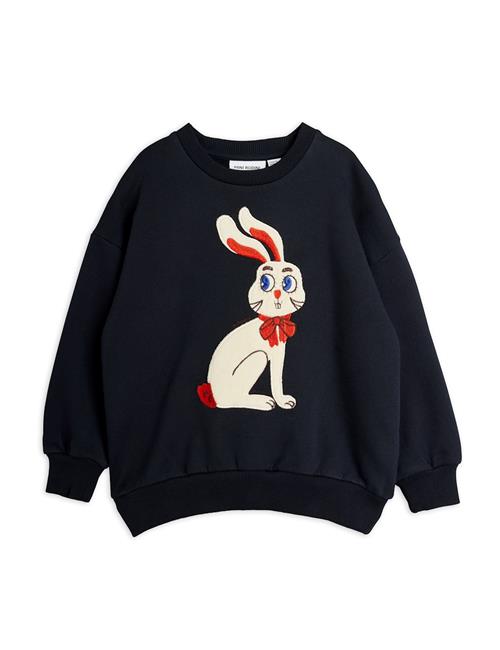 Mini Rodini Rabbit Hættetrøje Black  Black 128/134 cm  Sort  128/134 cm  Drenge, Piger