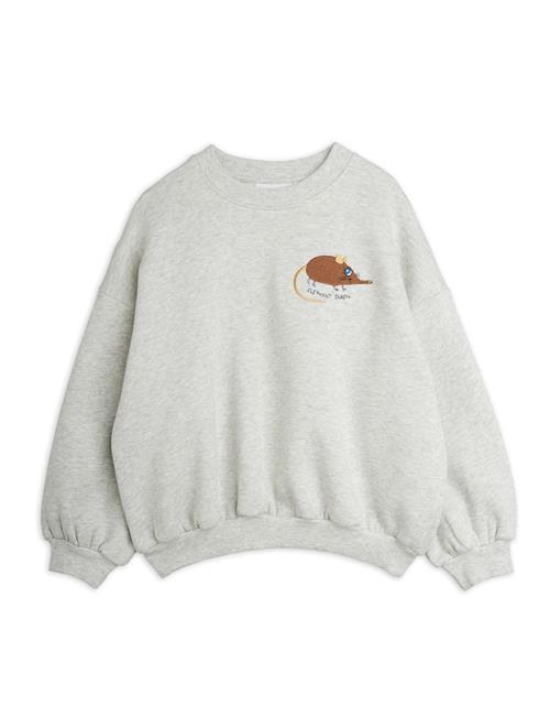 Mini Rodini Elephant Shrew Hættetrøje Grey Melange  Grey Melange 116/122 cm  Grå  116/122 cm  Drenge, Piger