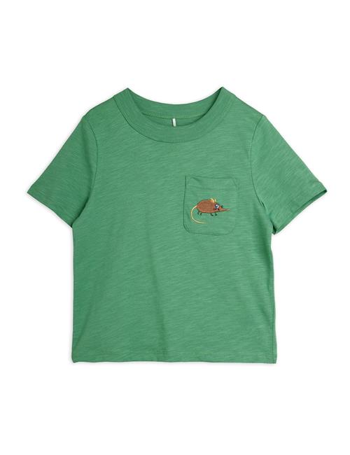 Mini Rodini Elephant Shrew T-shirt Green  Green 80/86 cm  Grøn  80/86 cm  Drenge, Piger