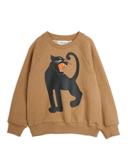 Mini Rodini Panther Hættetrøje Brown  Brown 80/86 cm  Brun  80/86 cm  Drenge, Piger