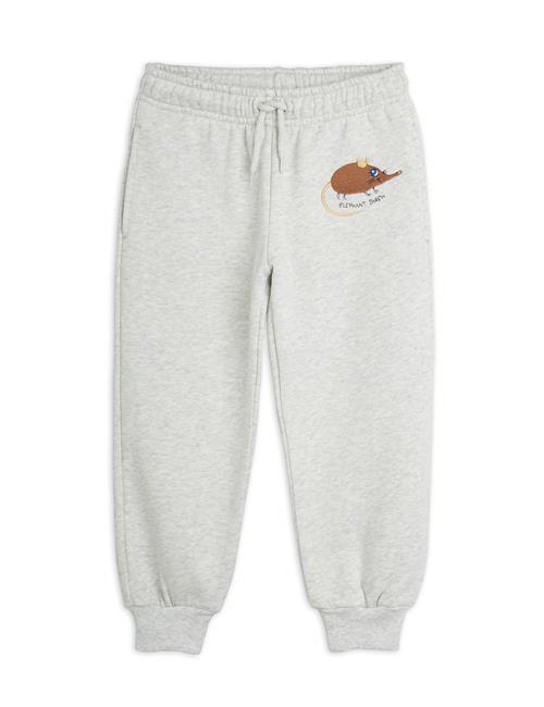 Mini Rodini Elephant Shrew Joggingbukser Grey Melange  Grey Melange 116/122 cm  Grå  116/122 cm  Drenge, Piger