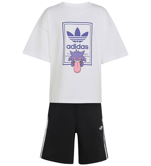adidas Originals Sæt - Bukser/ T-shirt - Loose Set - White/Black