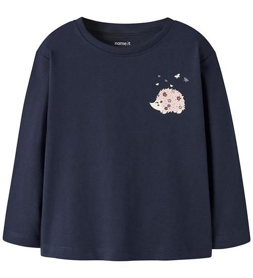 Name It Bluse - NmfVeen - Navy Blazer/Hedgehog