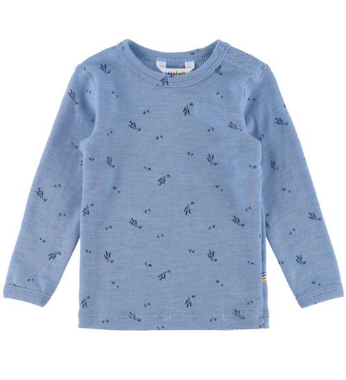 Joha Bluse - Uld - Blue Melange