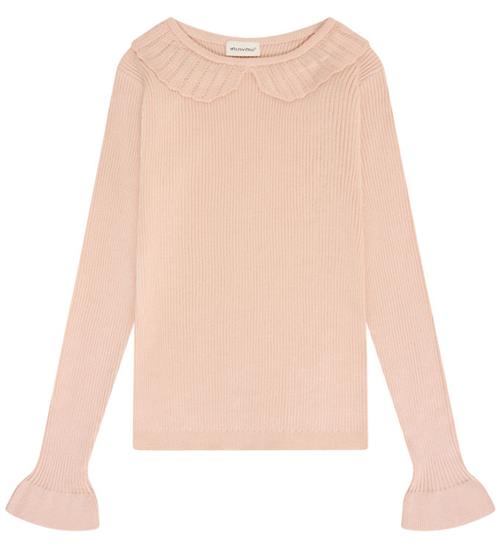 Minymo Bluse - Viskose - Strik/Rib - Rose Dust