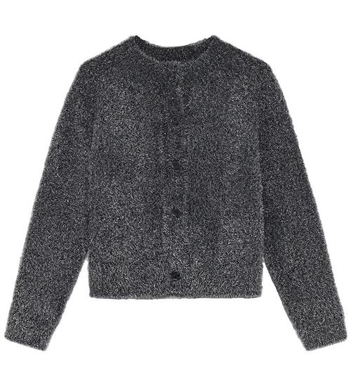 Minymo Cardigan - Strik - Tap Shoe m. Sølvglimmer
