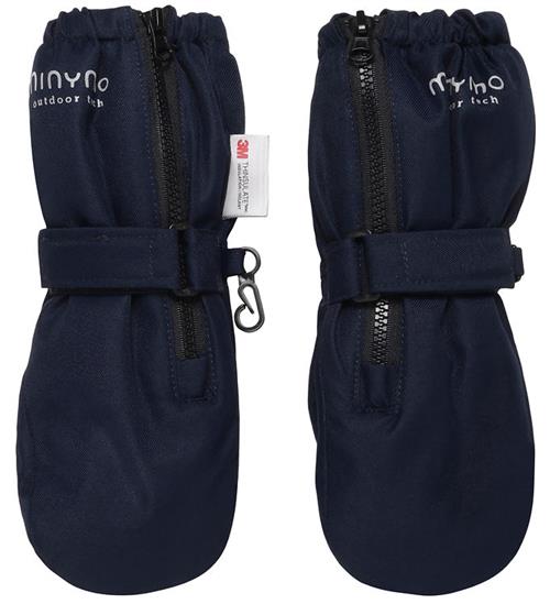 Minymo Luffer m. Fleece/Lynlås - Dark Sapphire