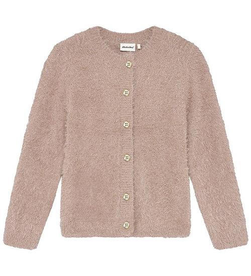 Minymo Cardigan - Strik - Bark m. Guldglimmer