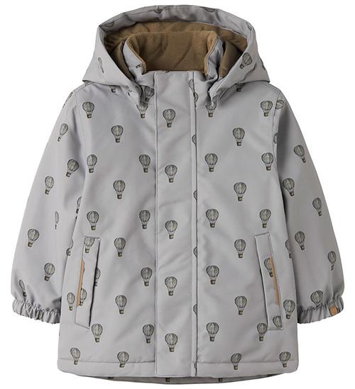 Lil' Atelier Vinterjakke - NmmLaSnow10 - Sleet/Air Balloons
