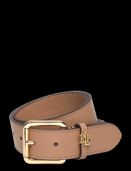 Lauren Ralph Lauren | Natural Smth Leathr-Logo Keeper-Blt | XS