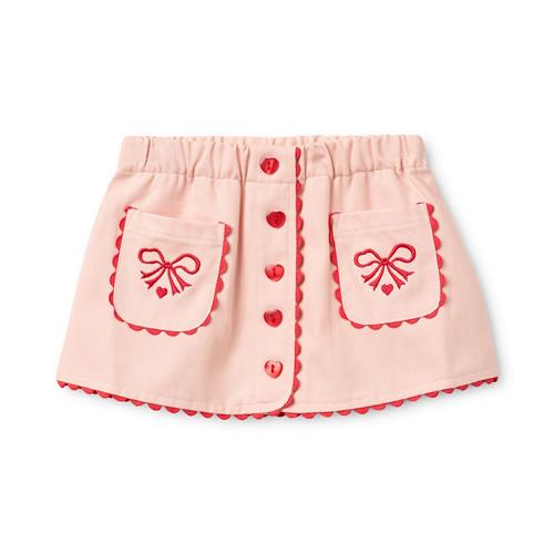 Flöss Elina Nederdel Soft Rose  Soft Rose 110 cm  Lyserød  110 cm  Piger