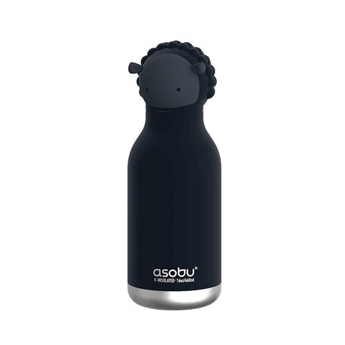 Asobu Bestie Vandflaske Black Sheep  Black-OS  Sort  One Size 3+ Years Drenge, Piger