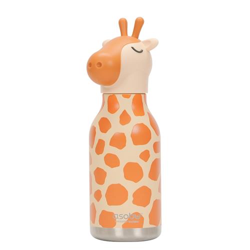 Asobu Bestie Vandflaske Giraffe Spots  Giraffe Spots-OS  Brun  One Size 3+ Years Drenge, Piger