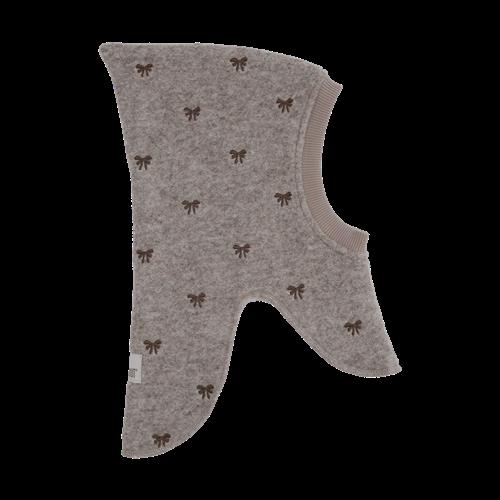 Huttelihut Balaclava Af Uld Camel Melange  Camel Melange-50 cm  Brun  50 cm