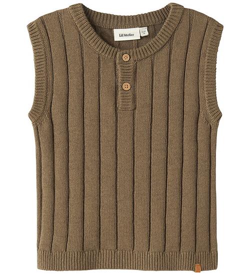 Lil Atelier Vest - Strik - NmmLomon - Kangaroo