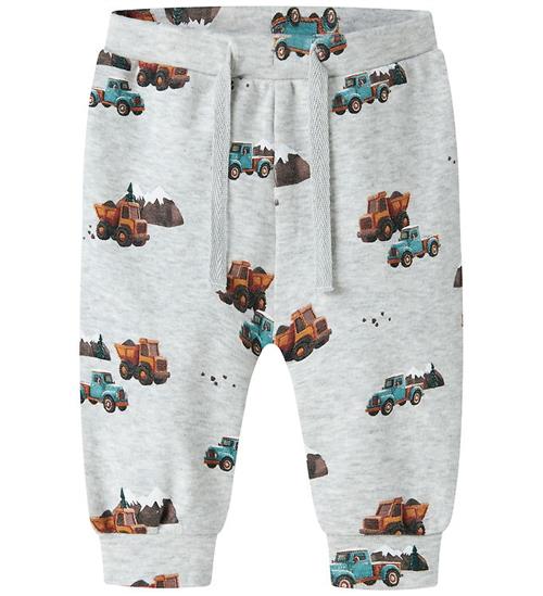 Name it Sweatpants - NbmOzias - Light Grey Melange