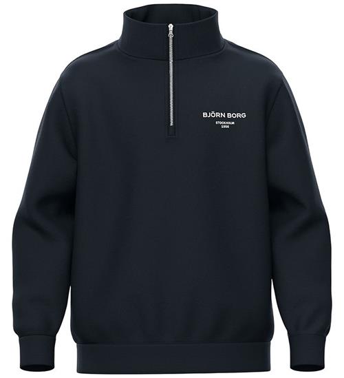 Björn Borg Sweatshirt - Borg Essential - Half Zip - Navy Blue