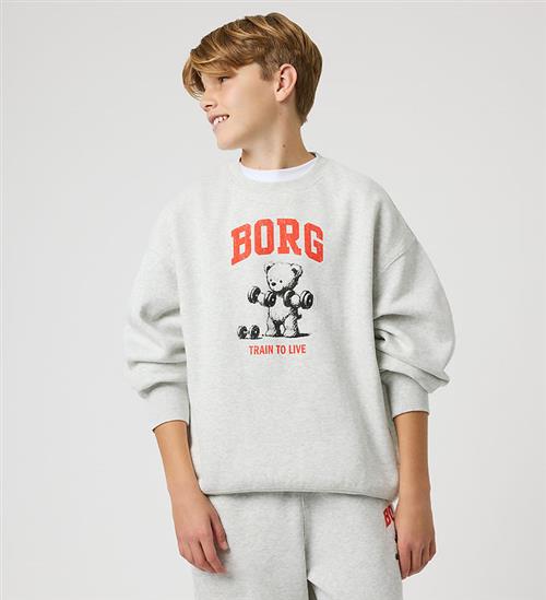 Björn Borg Sweatshirt - Oversized - Grå Melange