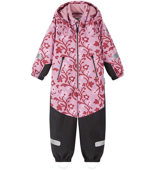 Reima Flyverdragt - Kurikka - Grey Pink m. Blomster