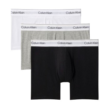 Calvin Klein 3P Icon Cotton Boxer Briefs Flerfarvet bomuld Medium Herre