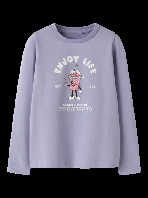 NAME IT Bluse Olinias Lavender Icing