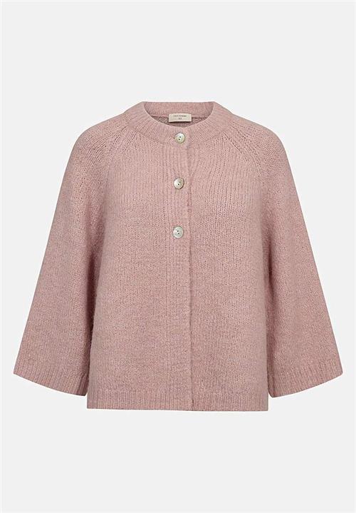 Freequent Grovstrikket, blød cardigan