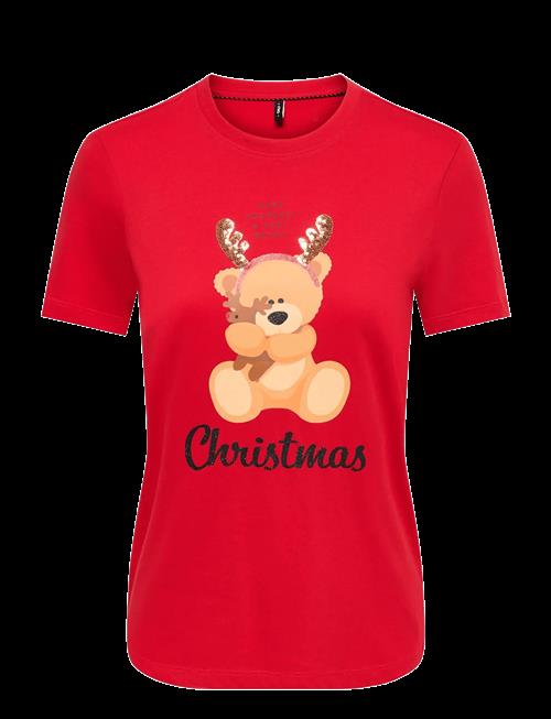 ONLY | Onlxmas Yrsa Christmas Reg S/S Top Jrs | M