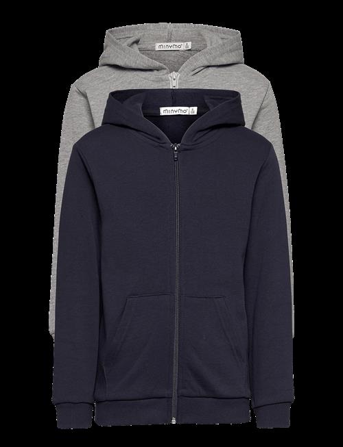 Minymo | Sweat Jacket W. Hood (2-Pack) | 104