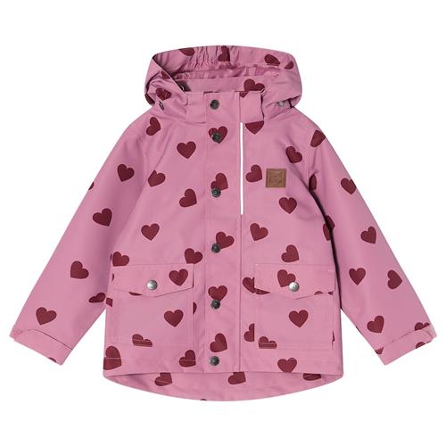 Kuling Stockholm Skaljakke Mauve Hearts  Mauve Hearts-74 cm  Lyserød  74 cm  Drenge, Piger