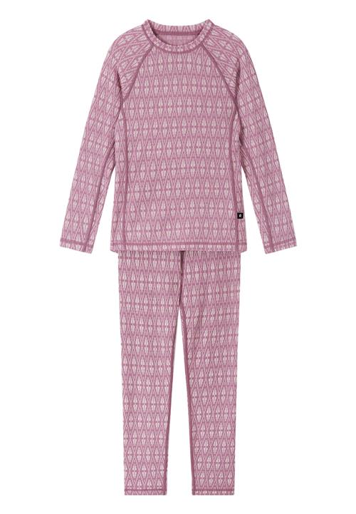 Reima Taival Undertøjssæt I Uld Grey Pink  Grey Pink 130 cm  Lyserød  130 cm  Drenge, Piger