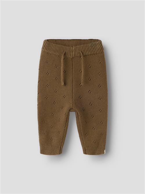 Lil’ Atelier Nbnlaguna Knit Pant Lil Teak Teak 56 cm  Brun  56 cm  Drenge, Piger