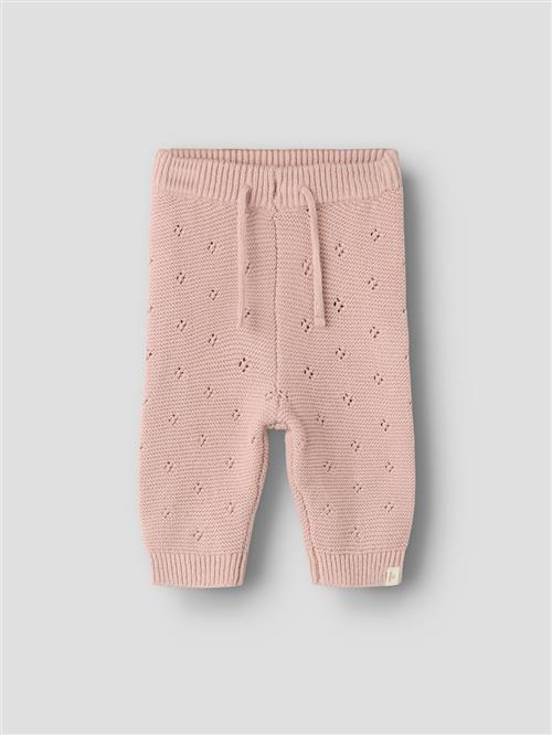Lil’ Atelier Nbnlaguna Knit Pant Lil Adobe Rose Adobe Rose 62 cm  Lyserød  62 cm  Drenge, Piger