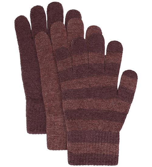 Minymo Handsker - Uld - 3-pak - Huckleberry