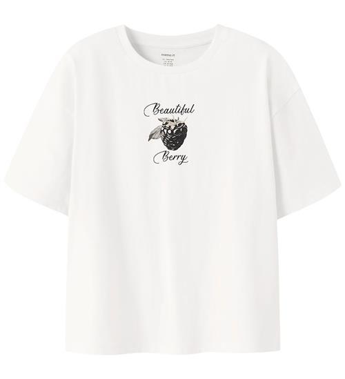 Name it T-shirt - NKFOLENA - Cloud Dancer