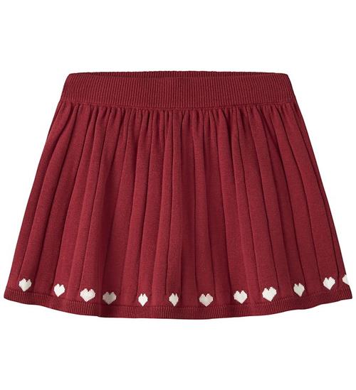 Name It Nederdel - Strik - NmfRalbos - Red Dahlia