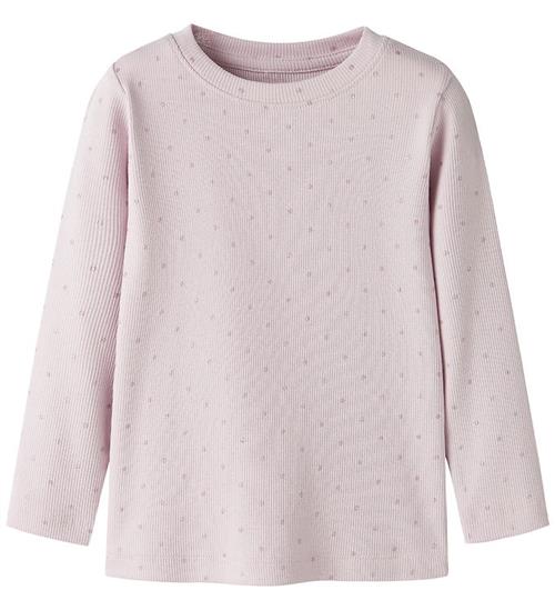 Name it Bluse - Rib - NMFODELE - Light Lilac