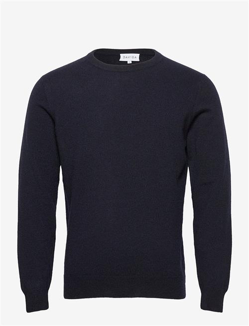 Davida Cashmere | Man O-Neck Plain | L