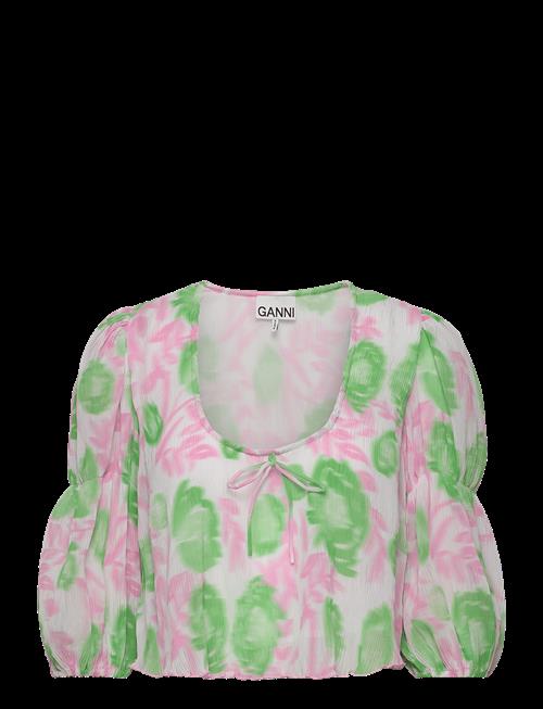 Ganni | Pleated Georgette | 36