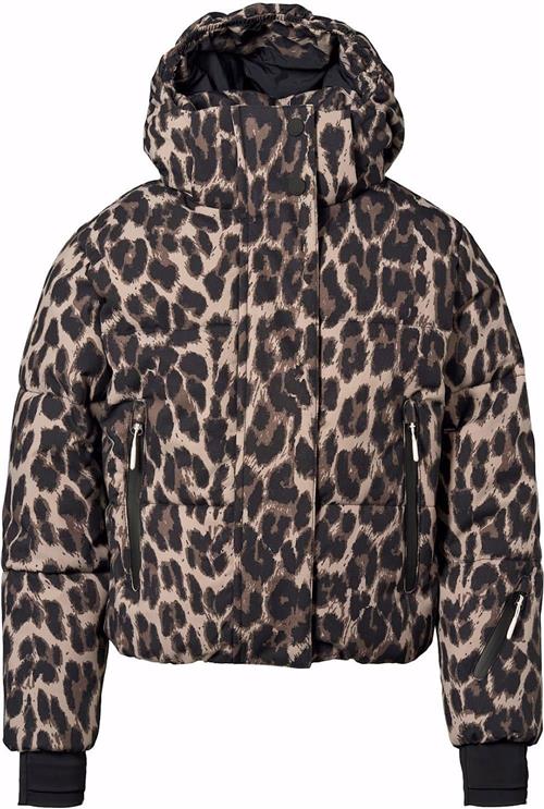 Molo Hansine Pro Jacket Brushed Leo Brushed Leo 116 cm  Sort  116 cm  Piger