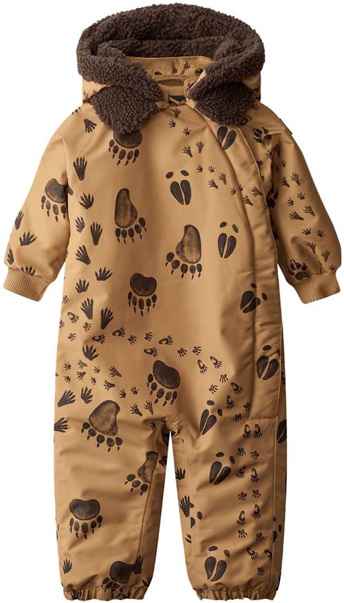 Molo Hyde Baby Snowsuit Animal Trails Animal Trails 74 cm  Brun  74 cm  Drenge