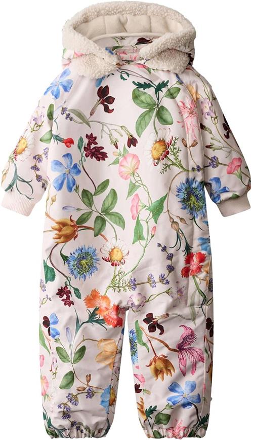 Molo Hyde Baby Snowsuit Antique Flowers Antique Flowers 86 cm  Lyserød  86 cm  Piger