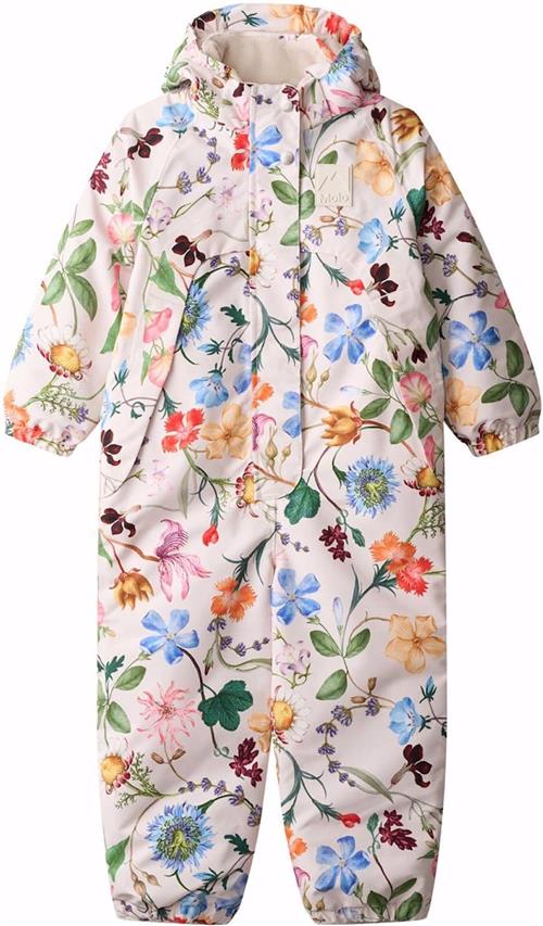 Molo Pingo Junior Snowsuit Antique Flowers Antique Flowers 104 cm  Lyserød  104 cm  Piger