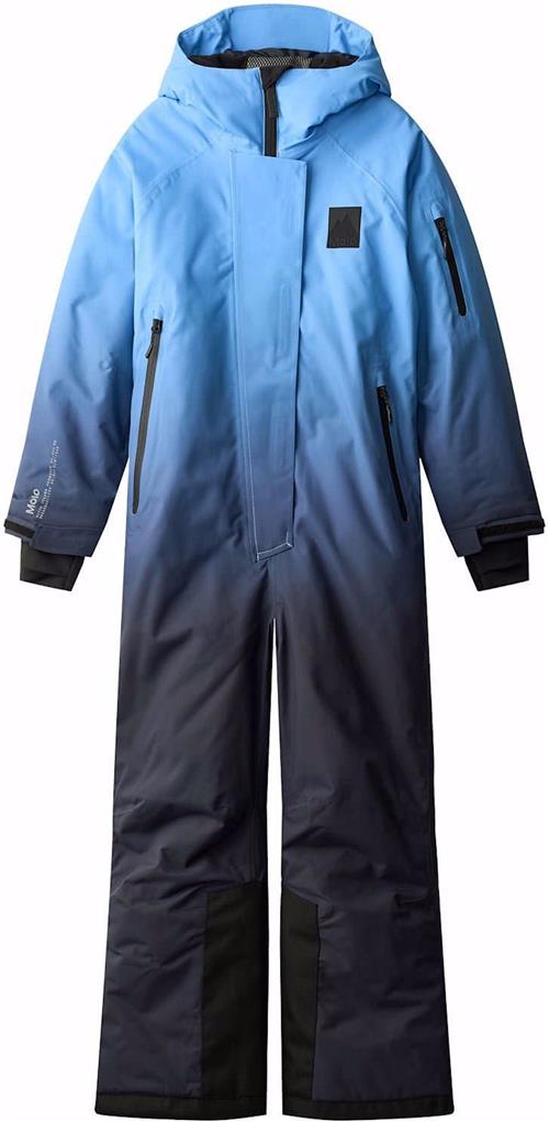 Molo Hux Junior Snowsuit Faded Blues Faded Blues 116 cm  Blå  116 cm  Drenge