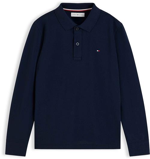 Tommy Hilfiger Reg Langærmet Polo Dark Night Navy  Dark Night Navy 4 Y  Blå  4 år  Drenge, Piger