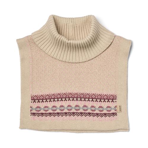 Wheat Stoffe Jacquard-halsvarmer Rose  Rose One Size  Lyserød  One Size  Piger