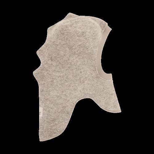 Huttelihut Balaclava Af Uld Camel Melange  Camel Melange-50 cm  Brun  50 cm