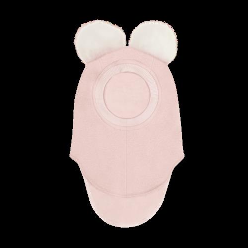 Huttelihut Balaclava Af Uld Rose Smoke  Rose Smoke-52 cm  Lyserød  52 cm