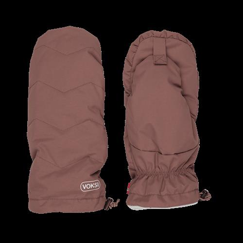 Voksi Voksi Stroller Mitten Maroon Lightgrey Maroon Light Grey One Size  Rød  One Size  Drenge, Piger