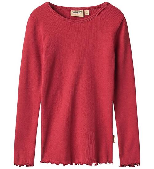 Wheat Bluse - Rib - Ida - Red Cherry