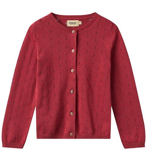 Wheat Cardigan - Strik - Maia - Red Cherry